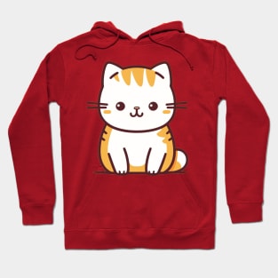 Orange Cat Hoodie